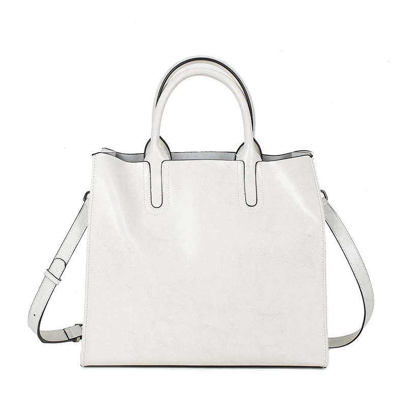 Toptrends Cowhide Genuine Leather Large Tote Bags For Women 2025 Trend Designer A4 Office Shouder Bags Shopper Ladies Handbags